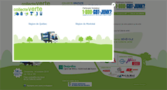 Desktop Screenshot of collecteverte.ca